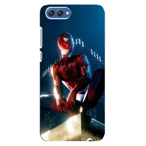Чехол Супергерой Человека Паука на Huawei Honor 10, COL-Al00 (Паук на доме)