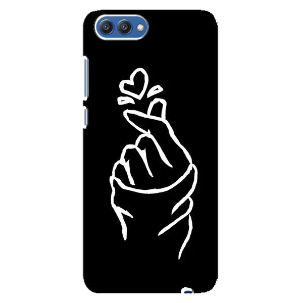 Чехол с рисунком «Сердце на черном» для Huawei Honor 10 (COL-AL00) Чехол с рисунком «Сердце на черном» для Huawei Honor 10 (COL-AL00)