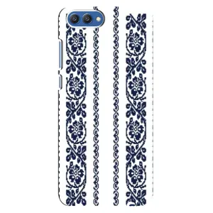 Силіконовый Чохол на Huawei Honor 10, COL-Al00 з картинкой Вишиванки (Синя вишиванка)