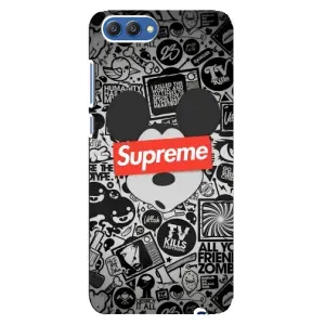 Чехол с Брендами одежды на Хуавей Хонор 10 (Supreme Маус)