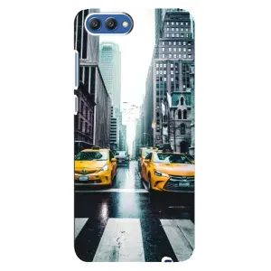 Силиконовый бампер (Работники) на Huawei Honor 10, COL-Al00 (Такси)