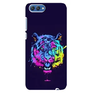 Силіконовий бампер з картинкою звірів для Huawei Honor 10, COL-Al00 (Тигр-Арт)