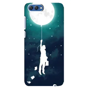 Чохол (ТПУ) з планетами на Huawei Honor 10, COL-Al00 (To The moon)