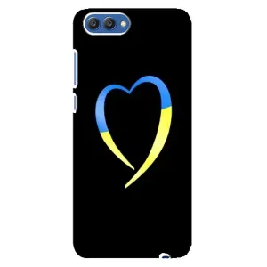 Силиконовый Чехол на Huawei Honor 10, COL-Al00 (Я-Украина) (Украинское сердце)
