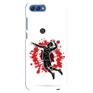 Чохли з прінтом Спортивна тематика для Huawei Honor 10, COL-Al00 (Волейболіст)