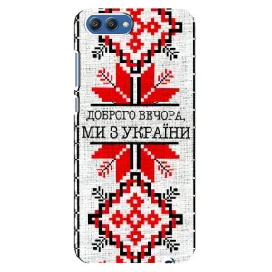 Силіконовый Чохол на Huawei Honor 10, COL-Al00 (Вишиванка Доброго вечора)