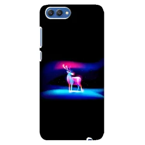 Силіконовий бампер з картинкою звірів для Huawei Honor 10, COL-Al00 (Яскравий олень)