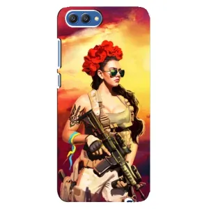 ЗСУ Чохли (TPU) для Huawei Honor 10, COL-Al00 (Жінка солдат)
