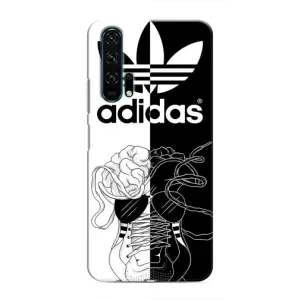 Чехол в стиле "Адидас" для Хуавей Хонор 20 Про (Adidas шнурки)