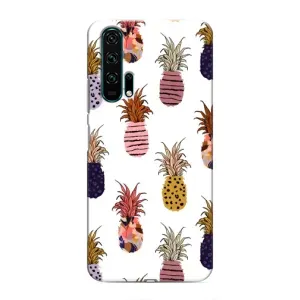 Чехол с изображением вкусной еды для Huawei Honor 20 Pro (Ананасы)