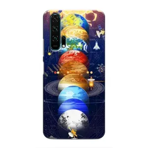 Чохол (ТПУ) з планетами на Huawei Honor 20 Pro (Арт планети)