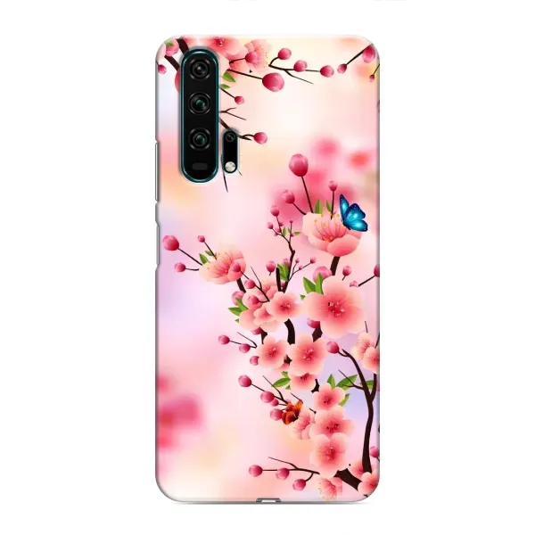 Чехол с рисунком «Бабочки на сакуре» для Huawei Honor 20 Pro