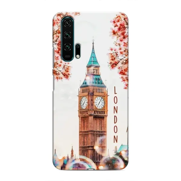 Чехол с рисунком «Часы Лондон» для Huawei Honor 20 Pro