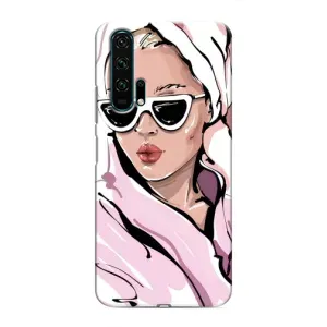 Чохол з картинкою Модні Дівчата Huawei Honor 20 Pro (Дівчина в халаті)