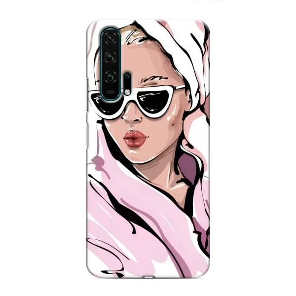 Чехол с рисунком «Девушка в халате» для Huawei Honor 20 Pro Чехол с рисунком «Девушка в халате» для Huawei Honor 20 Pro
