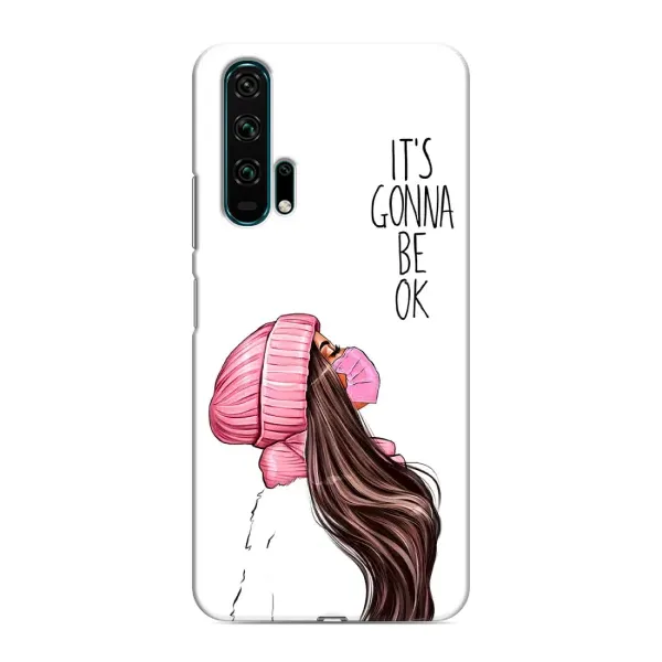 Чехол с рисунком «Девушка в маске» для Huawei Honor 20 Pro Чехол с рисунком «Девушка в маске» для Huawei Honor 20 Pro