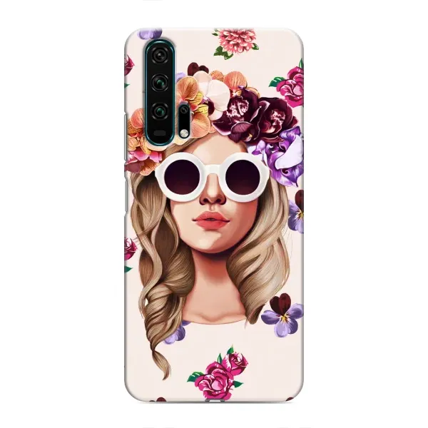 Чехол с рисунком «Девушка в очках» для Huawei Honor 20 Pro Чехол с рисунком «Девушка в очках» для Huawei Honor 20 Pro