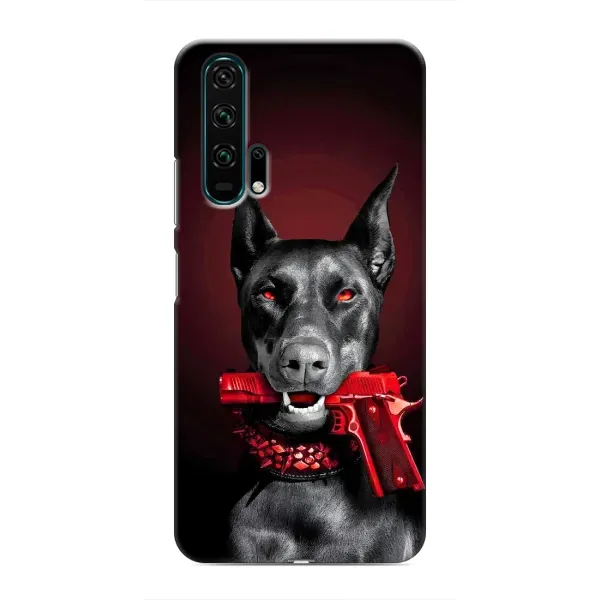 Чехол с рисунком «Доберман злой» для Huawei Honor 20 Pro Чехол с рисунком «Доберман злой» для Huawei Honor 20 Pro