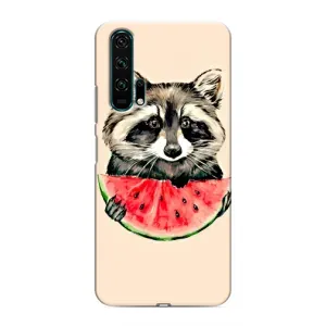 Силіконовий Чохол з Энотами на Huawei Honor 20 Pro (Єнот)