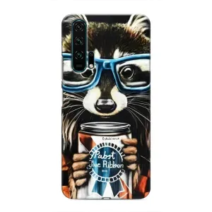 Силіконовий Чохол з Энотами на Huawei Honor 20 Pro (Єнот в окулярах)