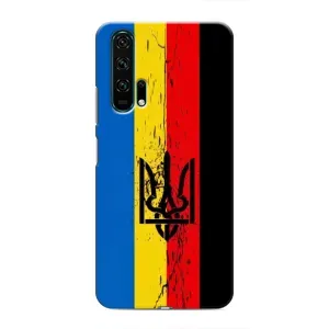 Чехлы УПА (Красно-Чёрный) на Huawei Honor 20 Pro (Флаг УПА)