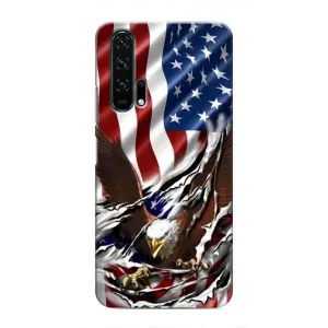 Чехол с рисунком «Флаг USA» для Huawei Honor 20 Pro