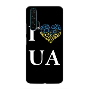 Силиконовый Чехол на Huawei Honor 20 Pro (Я-Украина) (I Love UA)