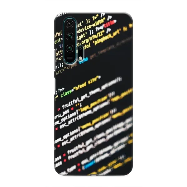 Чехол с рисунком «Код» для Huawei Honor 20 Pro Чехол с рисунком «Код» для Huawei Honor 20 Pro
