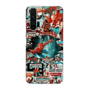 Чехол Супергерой Человека Паука на Huawei Honor 20 Pro (Комиксы Человек Паук)