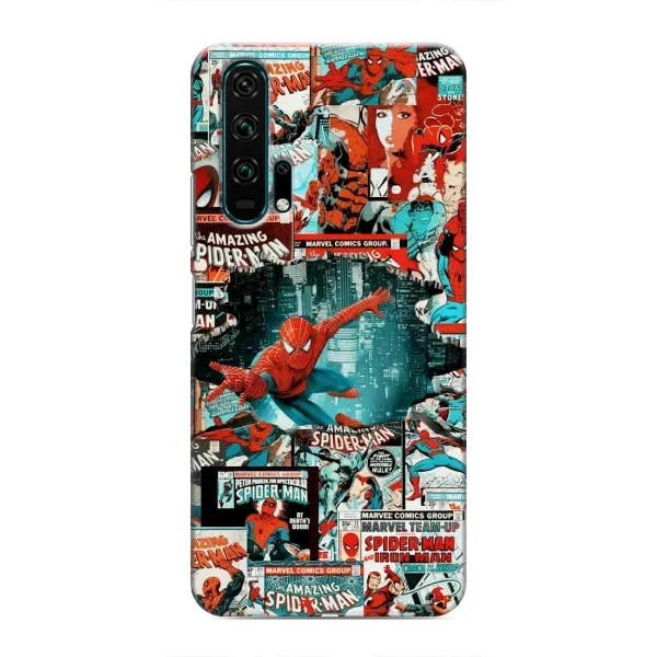 Чехол с рисунком «Комиксы Человек Паук» для Huawei Honor 20 Pro Чехол с рисунком «Комиксы Человек Паук» для Huawei Honor 20 Pro