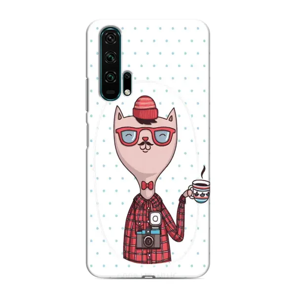 Чехол с рисунком «Кот аристократ» для Huawei Honor 20 Pro Чехол с рисунком «Кот аристократ» для Huawei Honor 20 Pro