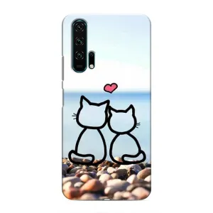 Силіконові Чохли Коханій людині для Huawei Honor 20 Pro (Котейки)