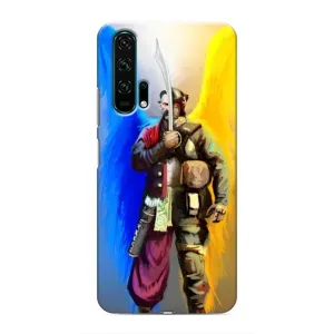 Чехол с картинкой (Патриотический КОЗАК) на Huawei Honor 20 Pro (Козак с крыльями)