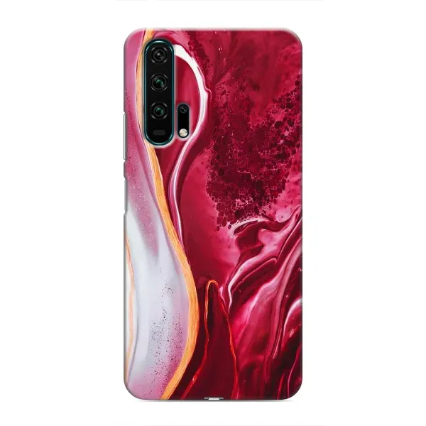 Чехол с рисунком «Красный мрамор» для Huawei Honor 20 Pro Чехол с рисунком «Красный мрамор» для Huawei Honor 20 Pro