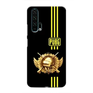 Чехол (TPU) с картинкой "Лого Пабг" на Хуавей Хонор 20 Про (Лого PUPG)