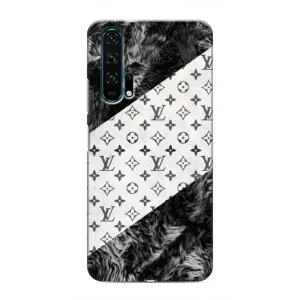 Чохол Стиль Louis Vuitton на Huawei Honor 20 Pro (LV на білому)