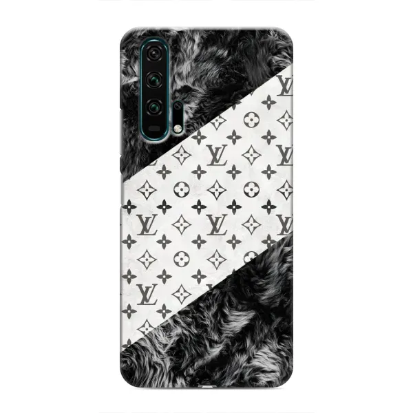 Чехол с рисунком «LV на белом» для Huawei Honor 20 Pro