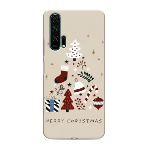 Чехол Санта Клаус для Huawei Honor 20 Pro (Merry Christmas)