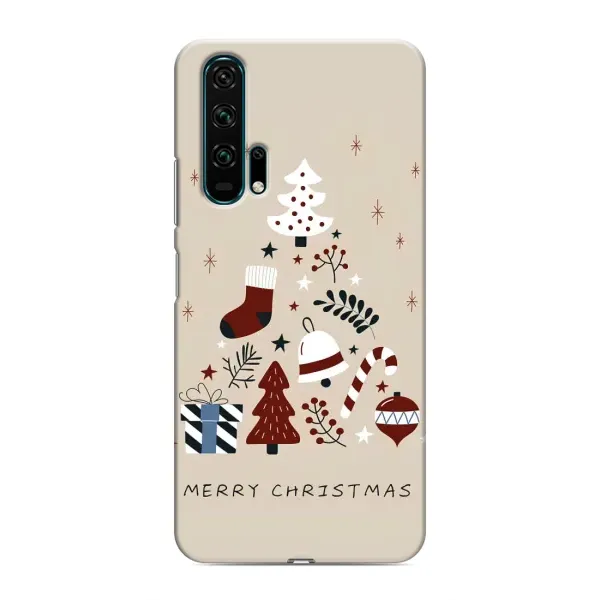 Чехол с рисунком «Merry Christmas» для Huawei Honor 20 Pro Чехол с рисунком «Merry Christmas» для Huawei Honor 20 Pro