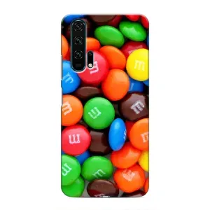Чехол с изображением вкусной еды для Huawei Honor 20 Pro (Разноцветные M&M'S)