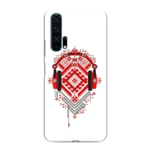 Силиконовый Чехол на Huawei Honor 20 Pro с картинкой Вышиванки (Модная вышиванка)