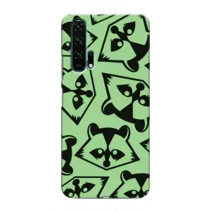 Силіконовий Чохол з Энотами на Huawei Honor 20 Pro (Мордочки Єнота)