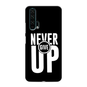 Силіконовый Чохол на Huawei Honor 20 Pro з картинкою НАЙК (Never Give UP)
