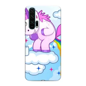Чохол Unicorn на Huawei Honor 20 Pro (Веселка Єдиноріга)