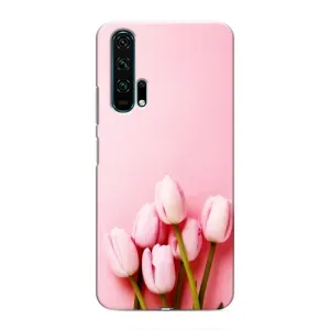 Чехлы с картинкой (Тюльпаны) на Хуавей Хонор 20 Про (Розовые тюльпаны)