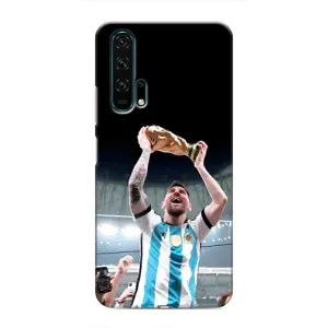 Чохли Лео Мессі Аргентина для Huawei Honor 20 Pro (Щасливий Мессі)