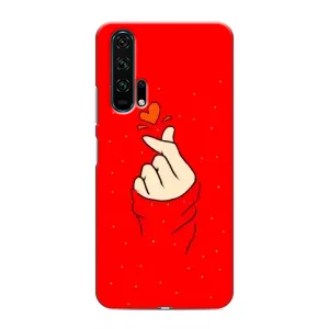 Чохол (Знак сердечка) для Huawei Honor 20 Pro (Сердечко на червоному)