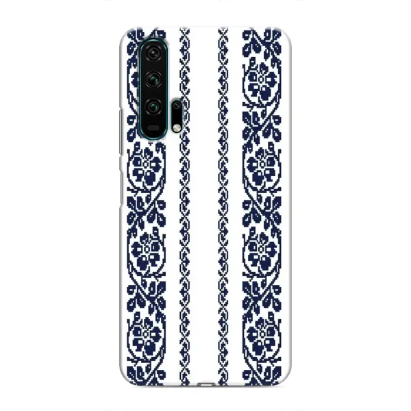 Чехол с рисунком «Синяя вышиванка» для Huawei Honor 20 Pro Чехол с рисунком «Синяя вышиванка» для Huawei Honor 20 Pro