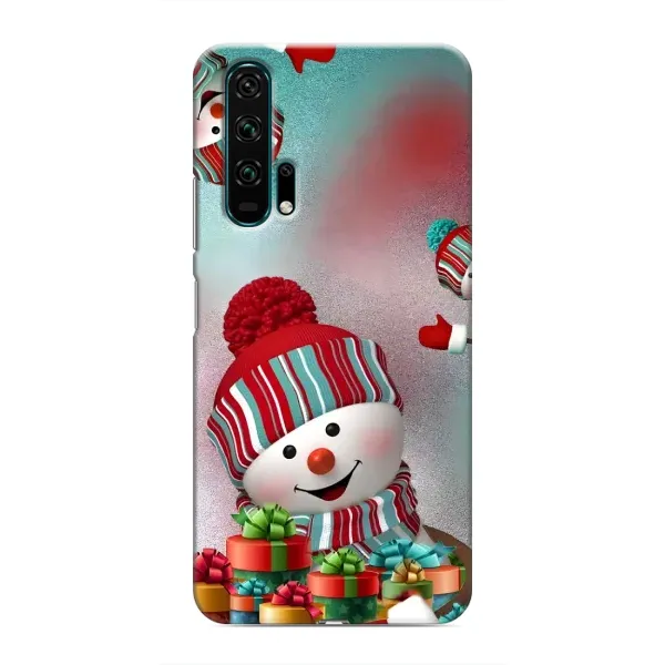 Чехол с рисунком «Снеговик в шапке» для Huawei Honor 20 Pro Чехол с рисунком «Снеговик в шапке» для Huawei Honor 20 Pro
