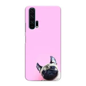 Бампер для Huawei Honor 20 Pro з картинкою "Песики" (Собака на рожевому)